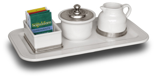 set: sukkerskål, fløtemugge, sukkerholder